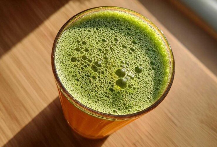 Tangerine Ginger Green Juice