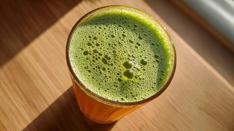 Tangerine Ginger Green Juice