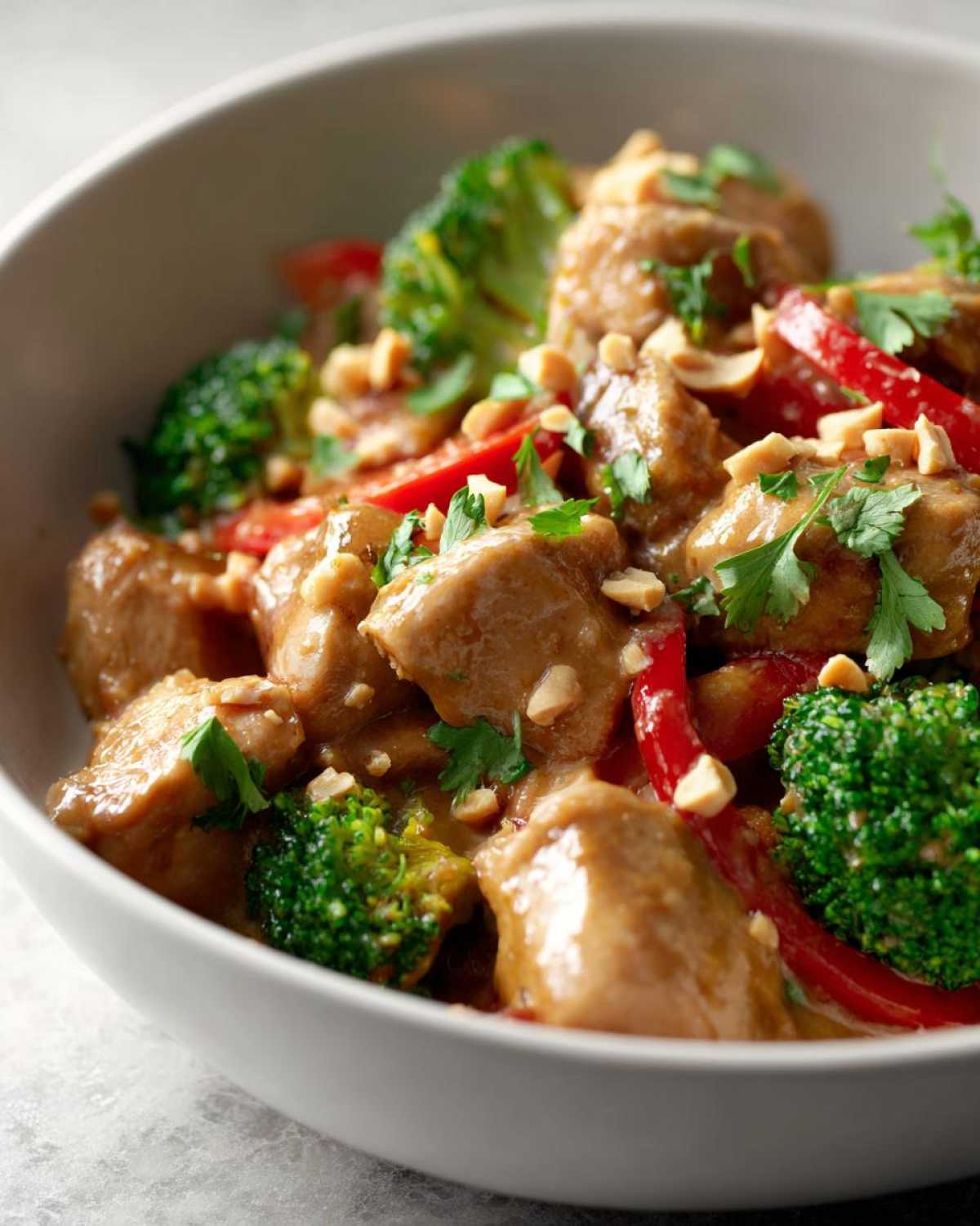 Thai Peanut Chicken One-Pot - detail 1