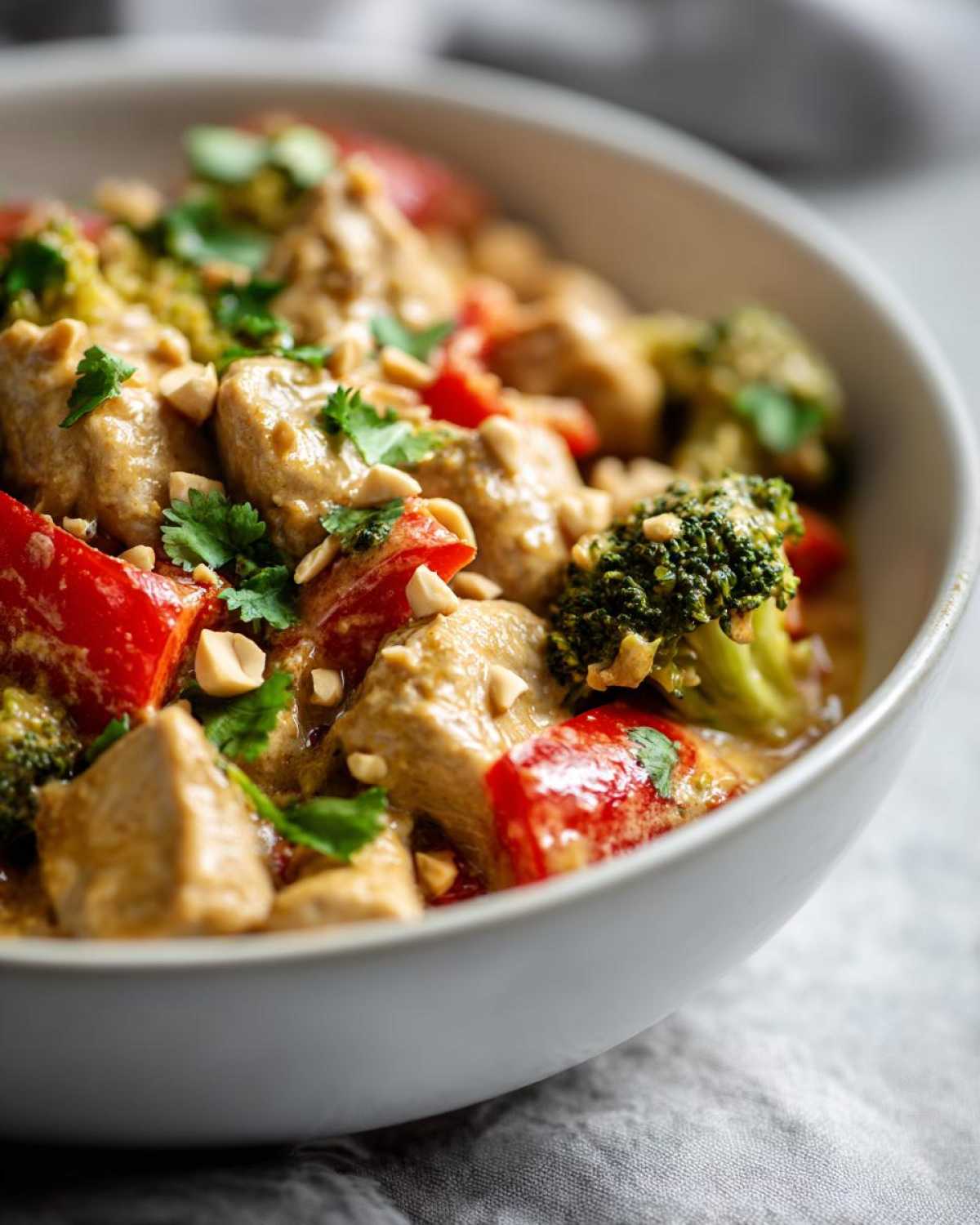 Thai Peanut Chicken One-Pot - detail 3