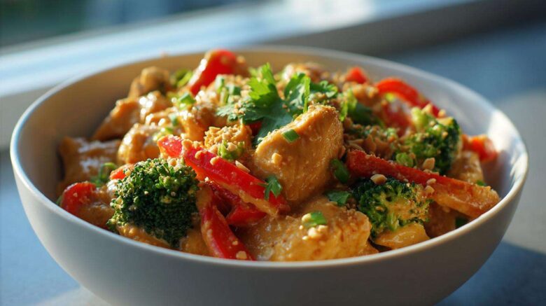 Thai Peanut Chicken One-Pot