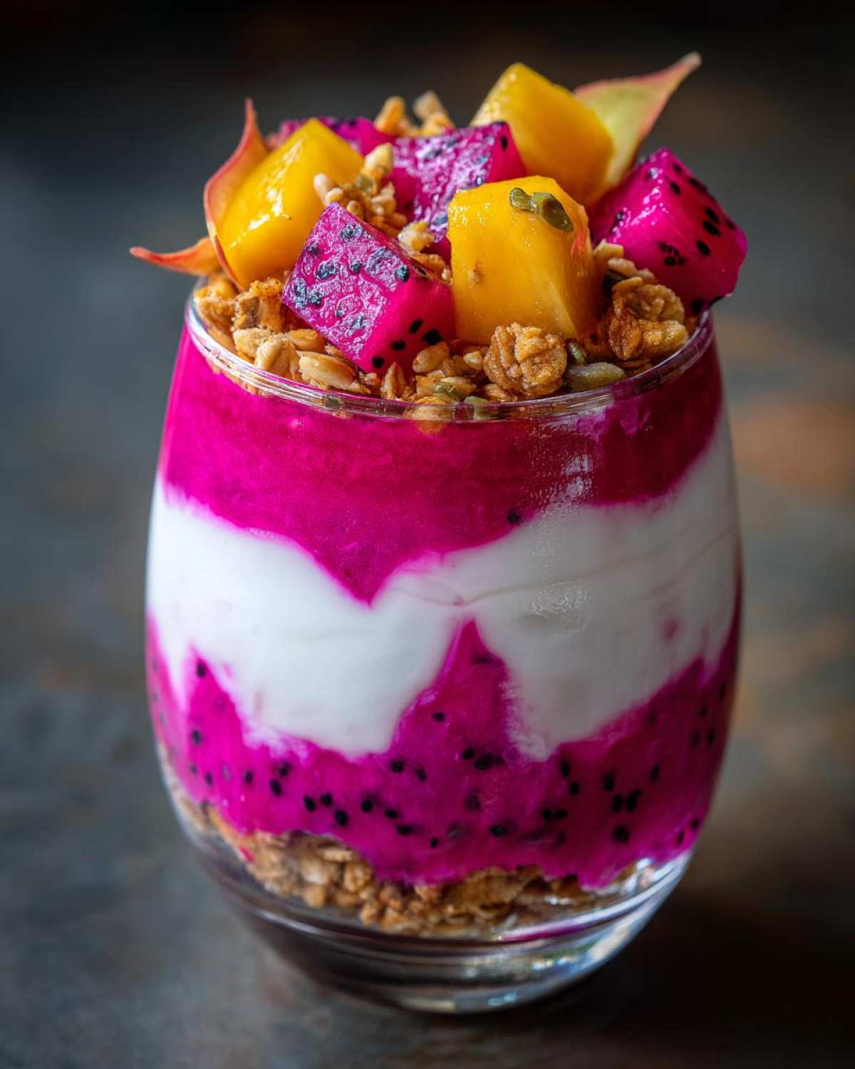Tropical Dragonfruit Parfait - detail 1
