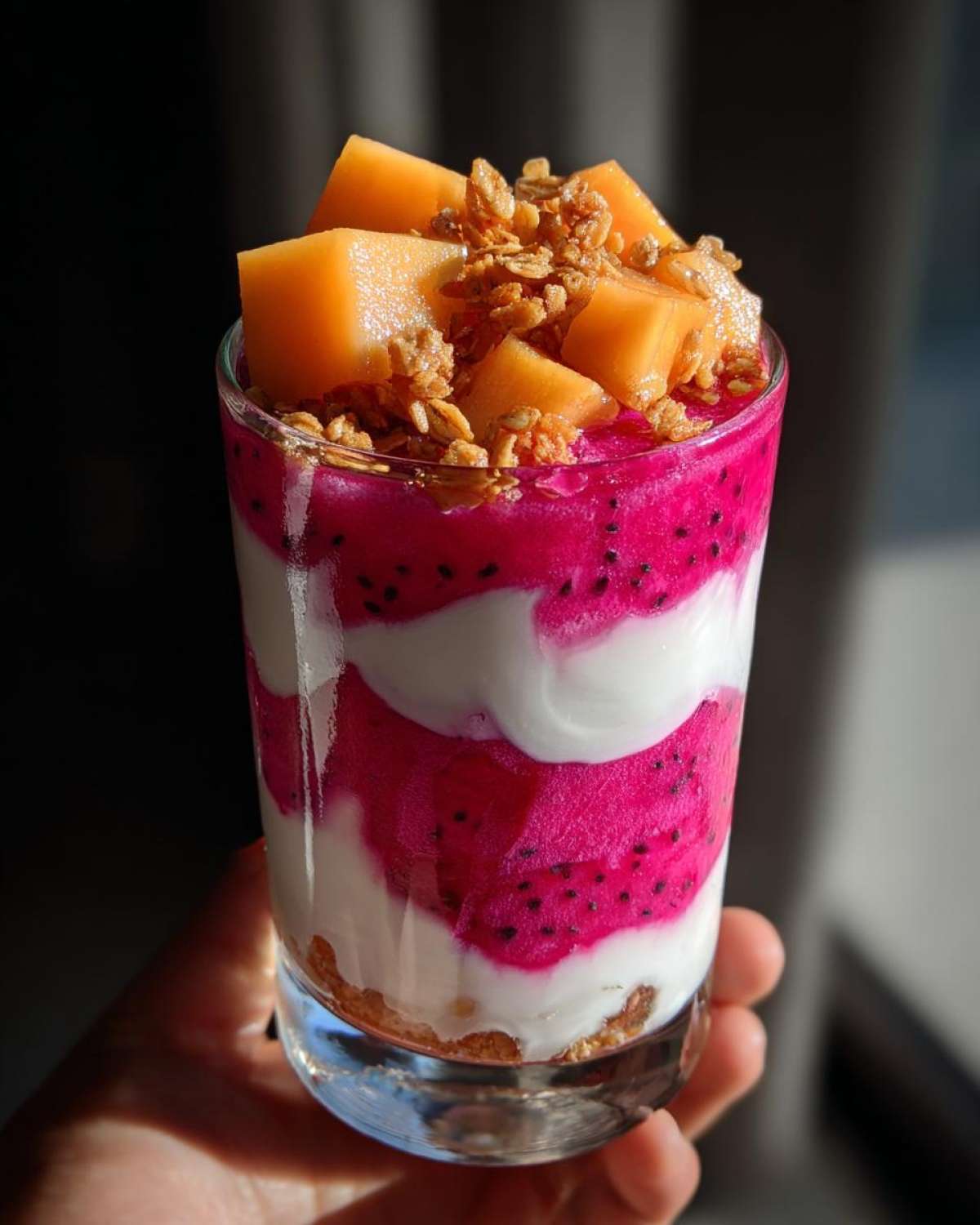 Tropical Dragonfruit Parfait - detail 3