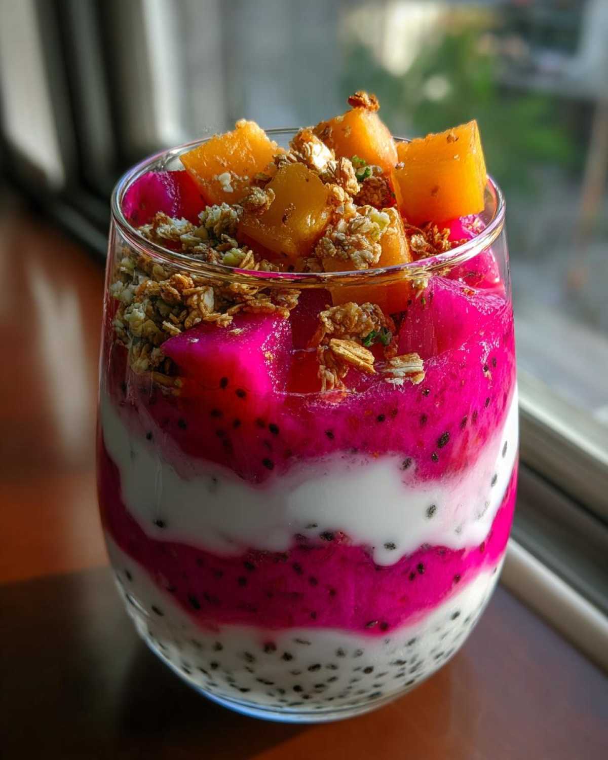 Tropical Dragonfruit Parfait - detail 4