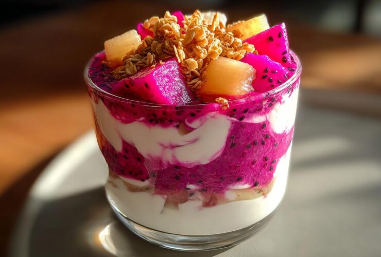 Tropical Dragonfruit Parfait