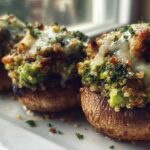 Veggie Stuffed Mushroom Bites
