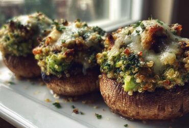 Veggie Stuffed Mushroom Bites