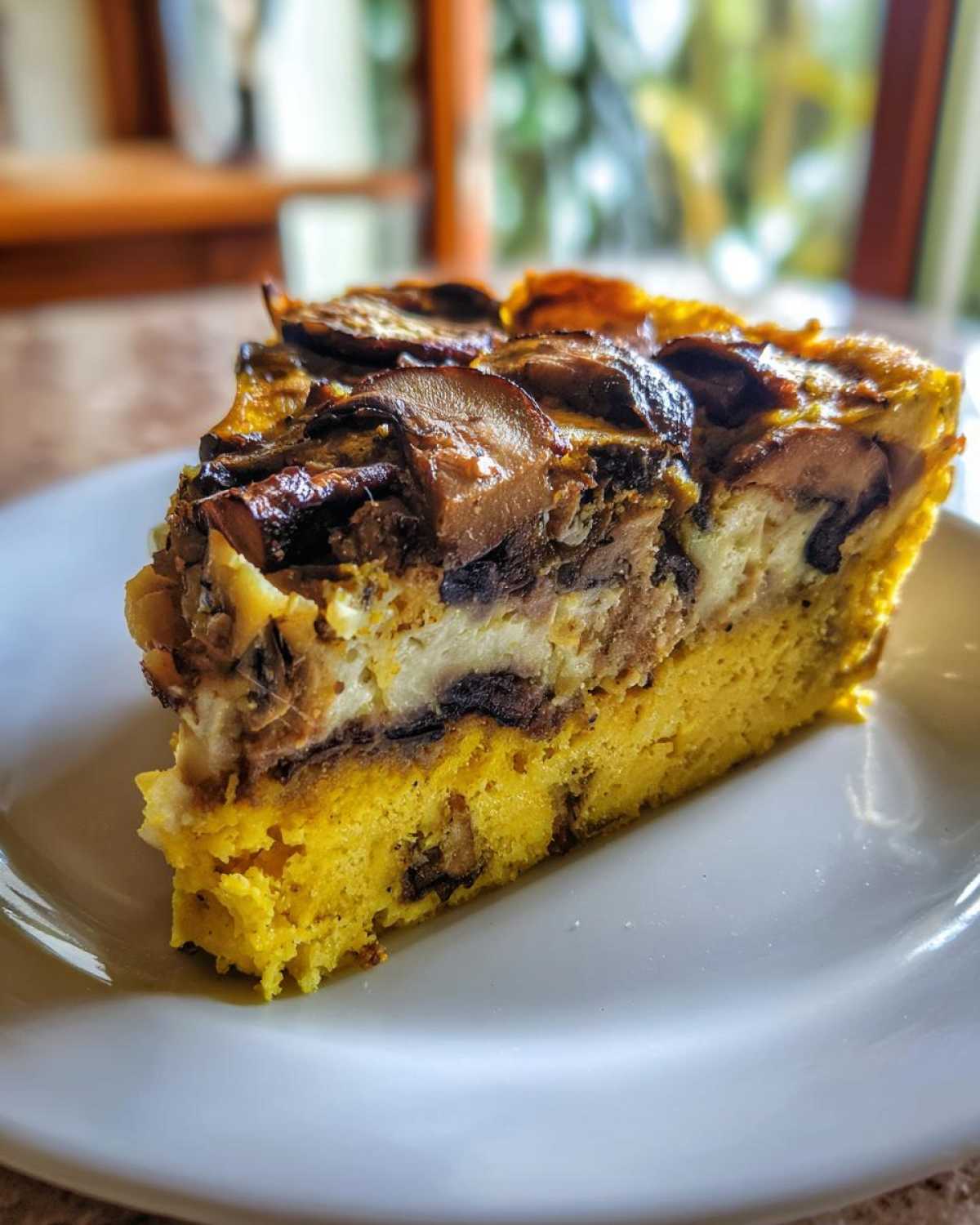 Wild Mushroom Polenta Pie - detail 3