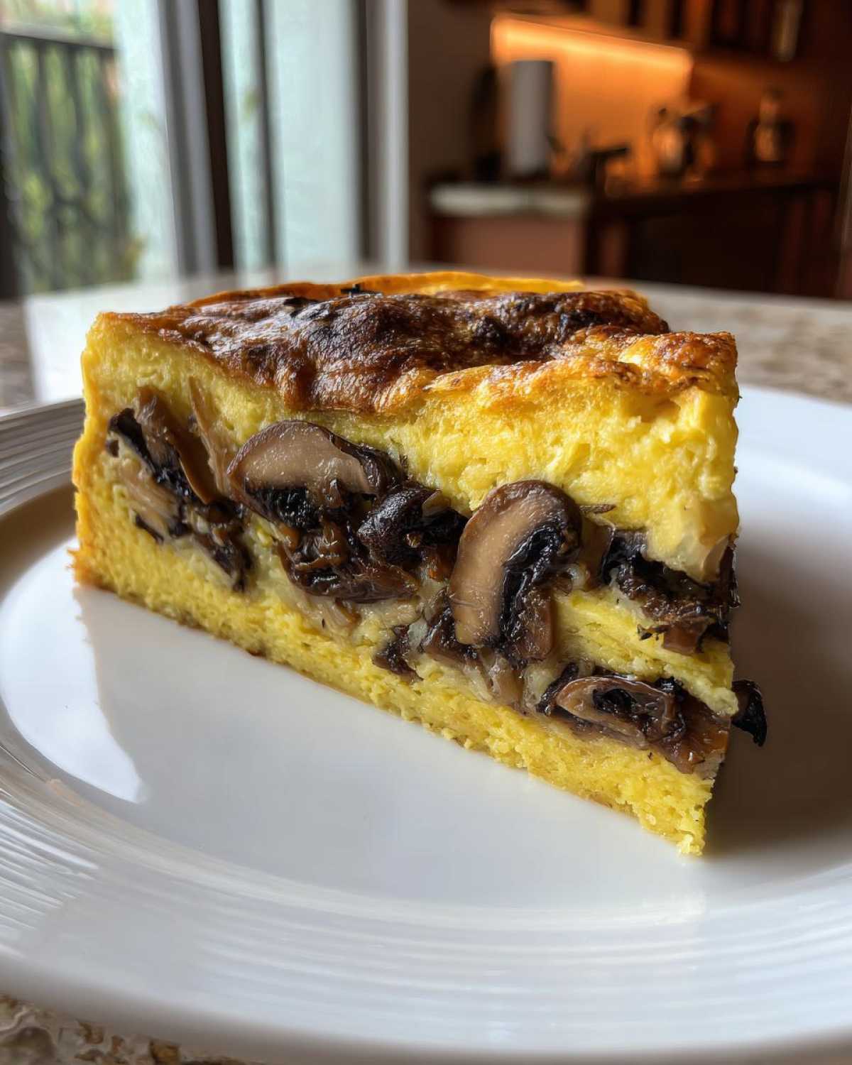 Wild Mushroom Polenta Pie - detail 4