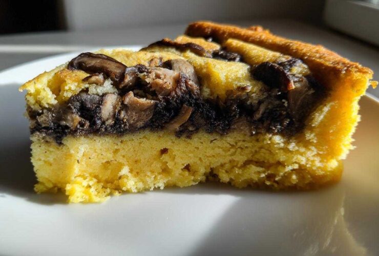 Wild Mushroom Polenta Pie