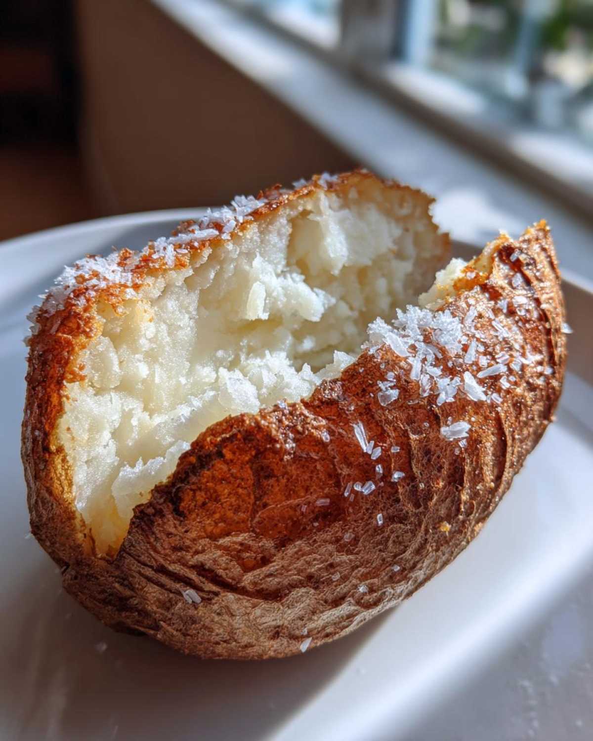 air fryer baked potato - detail 2