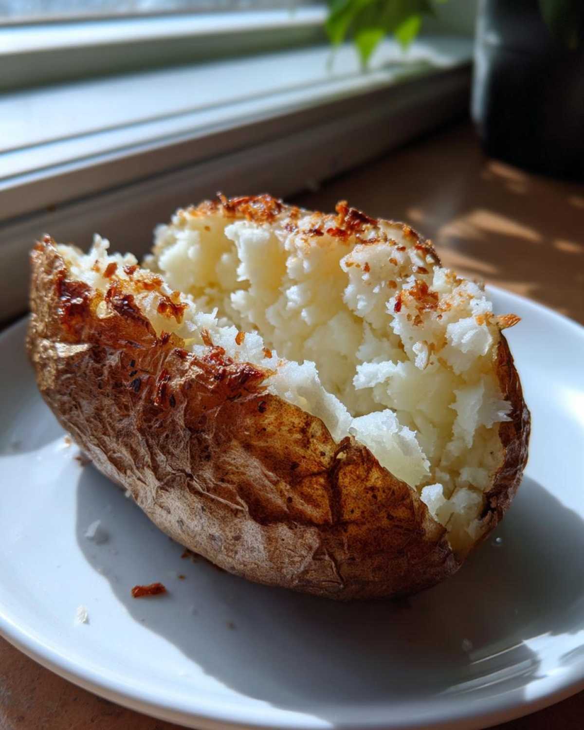 air fryer baked potato - detail 3