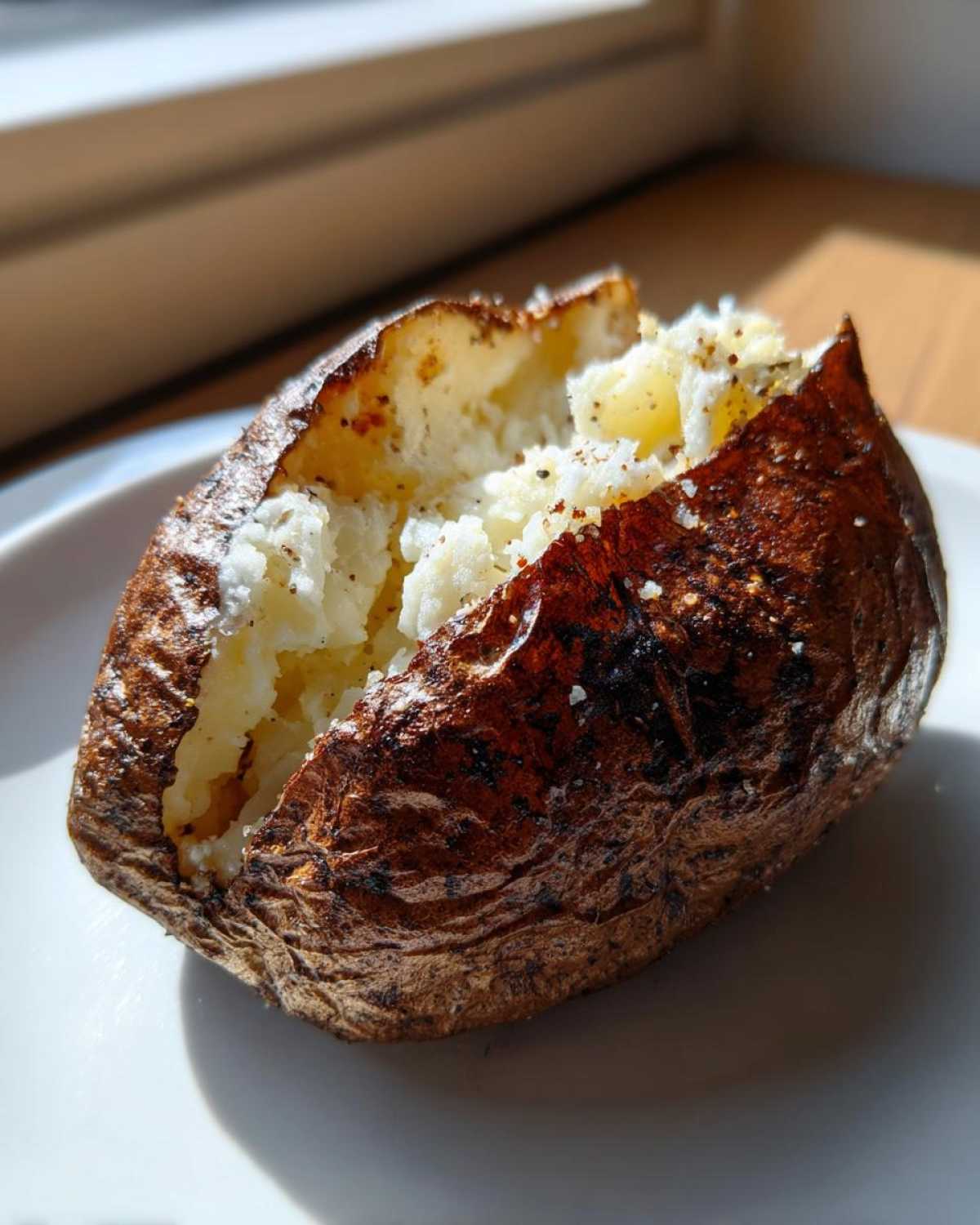 air fryer baked potato - detail 3