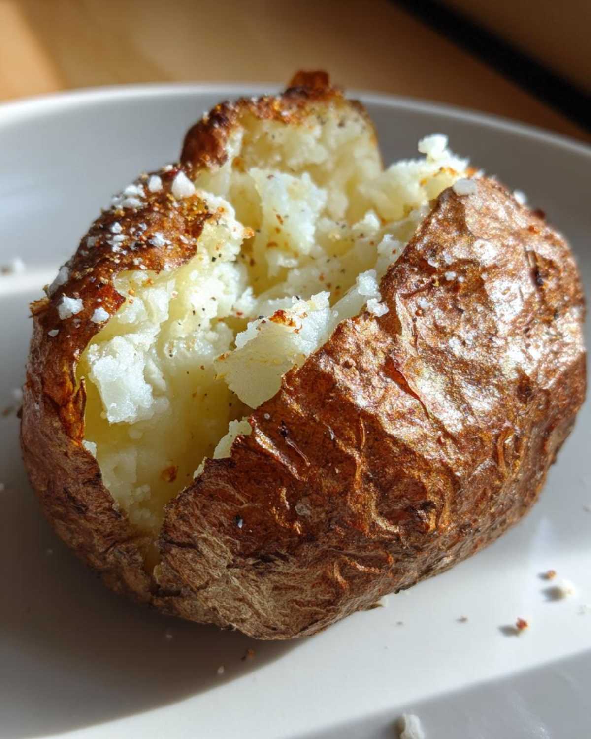 air fryer baked potato - detail 4