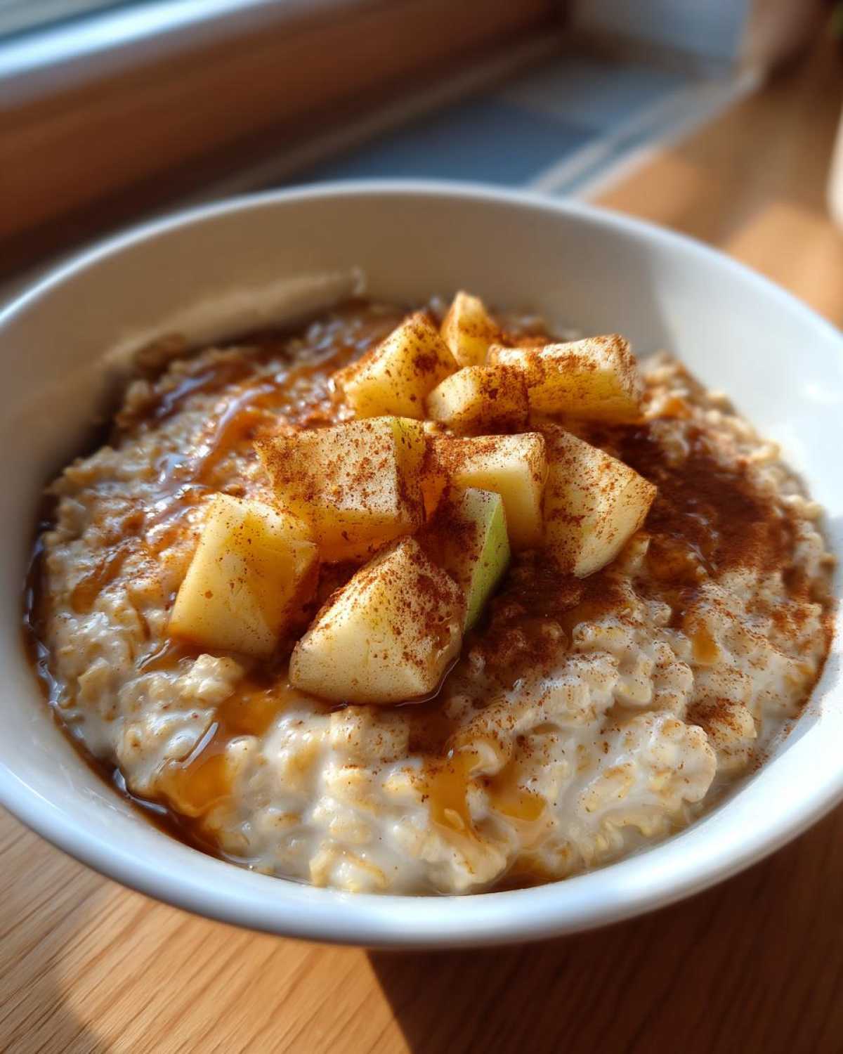 apple cinnamon oatmeal - detail 1