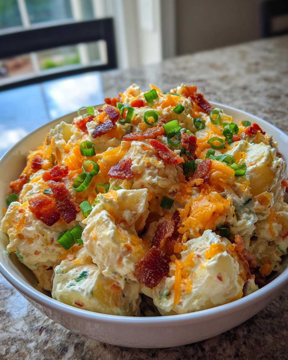 baked potato salad - detail 1