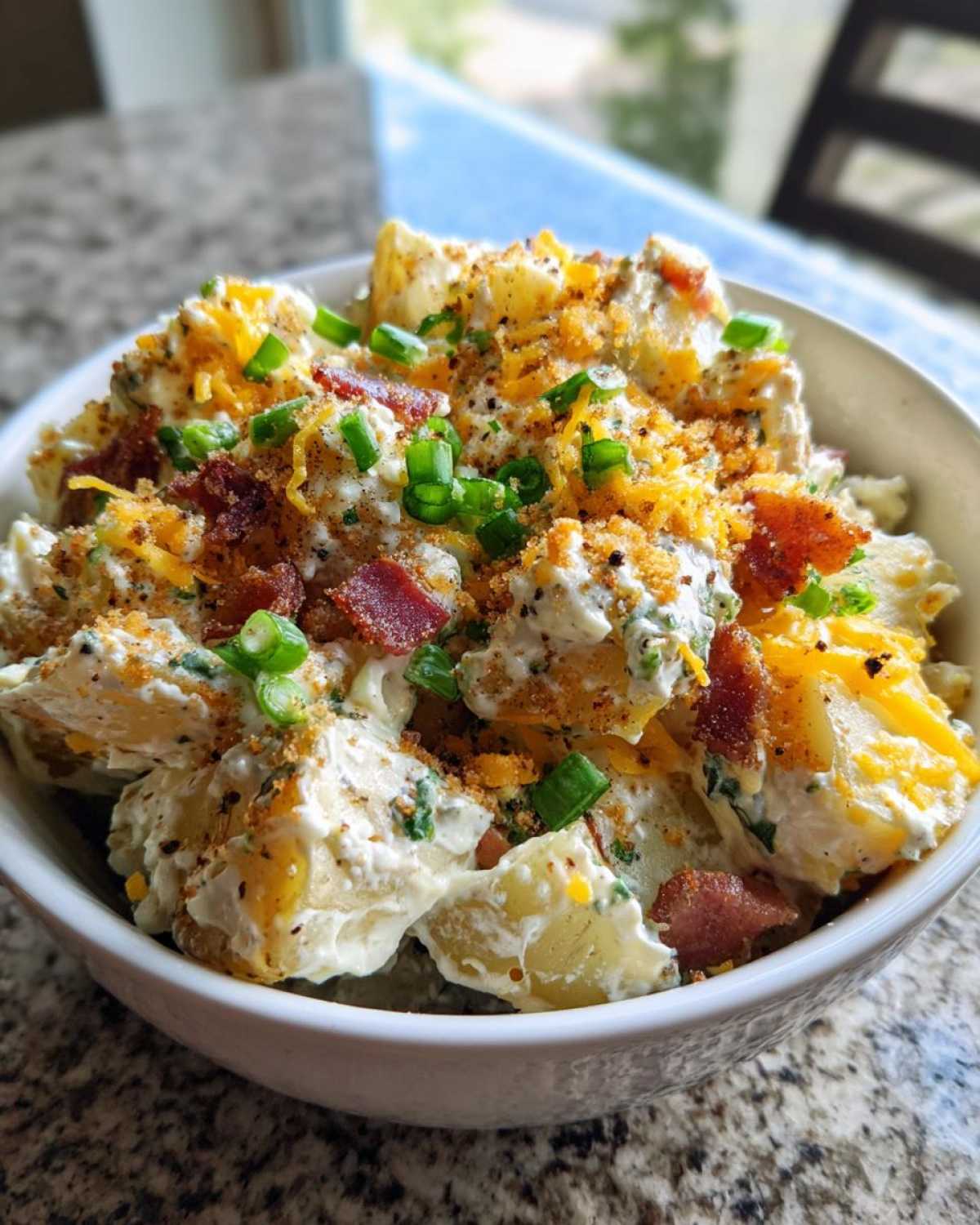 baked potato salad - detail 4