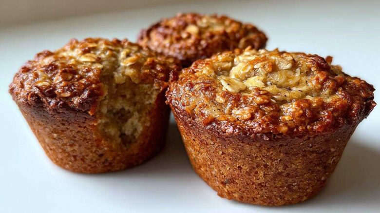 banana oatmeal muffins