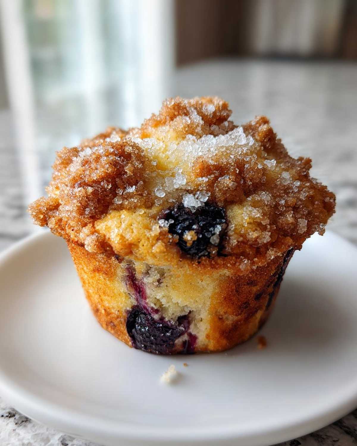blueberry muffin - detail 2
