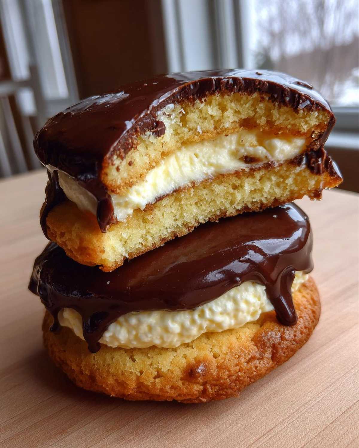 boston cream pie cookies - detail 3