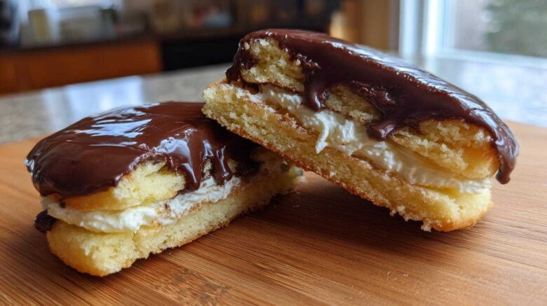 boston cream pie cookies