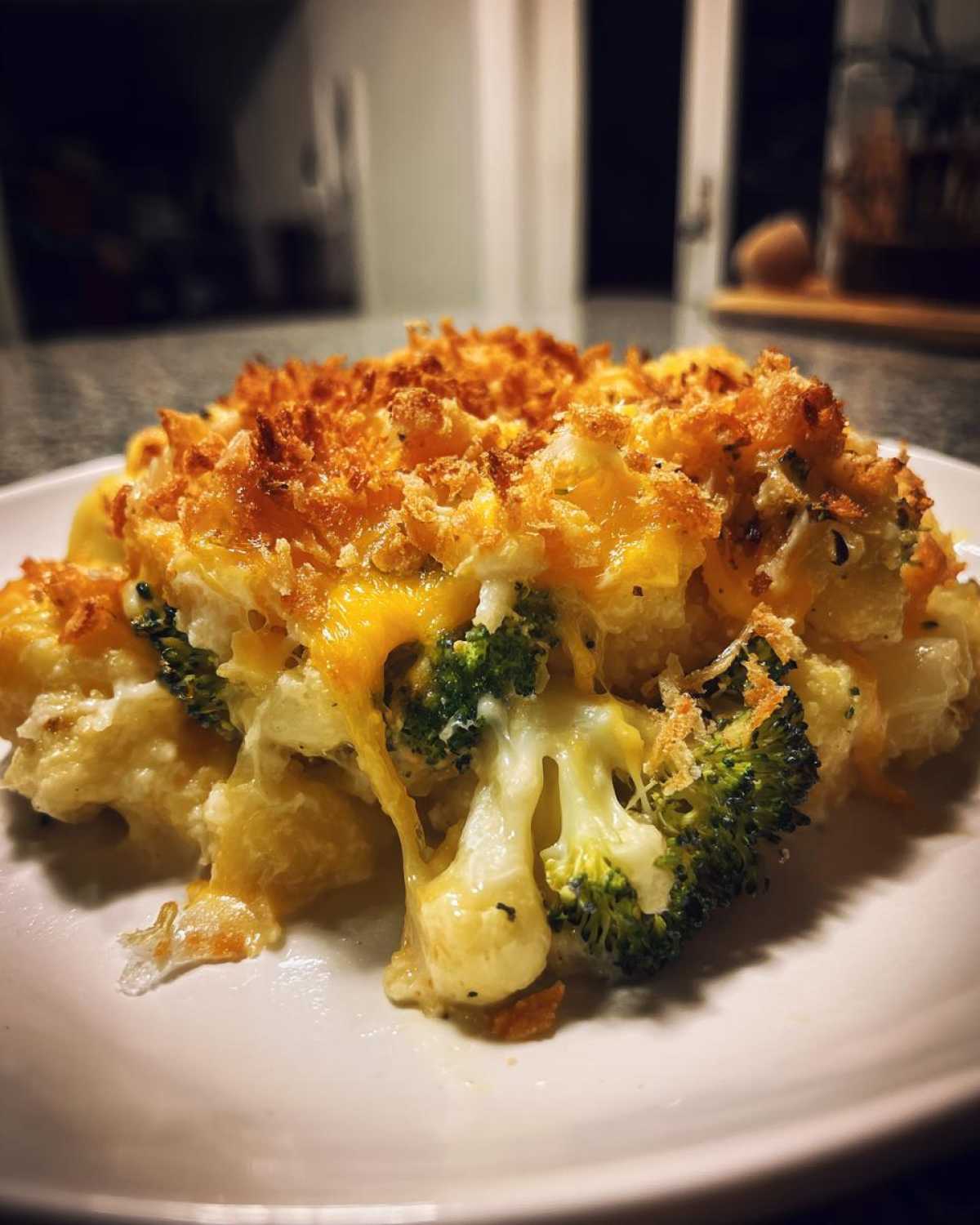 broccoli cauliflower casserole - detail 3