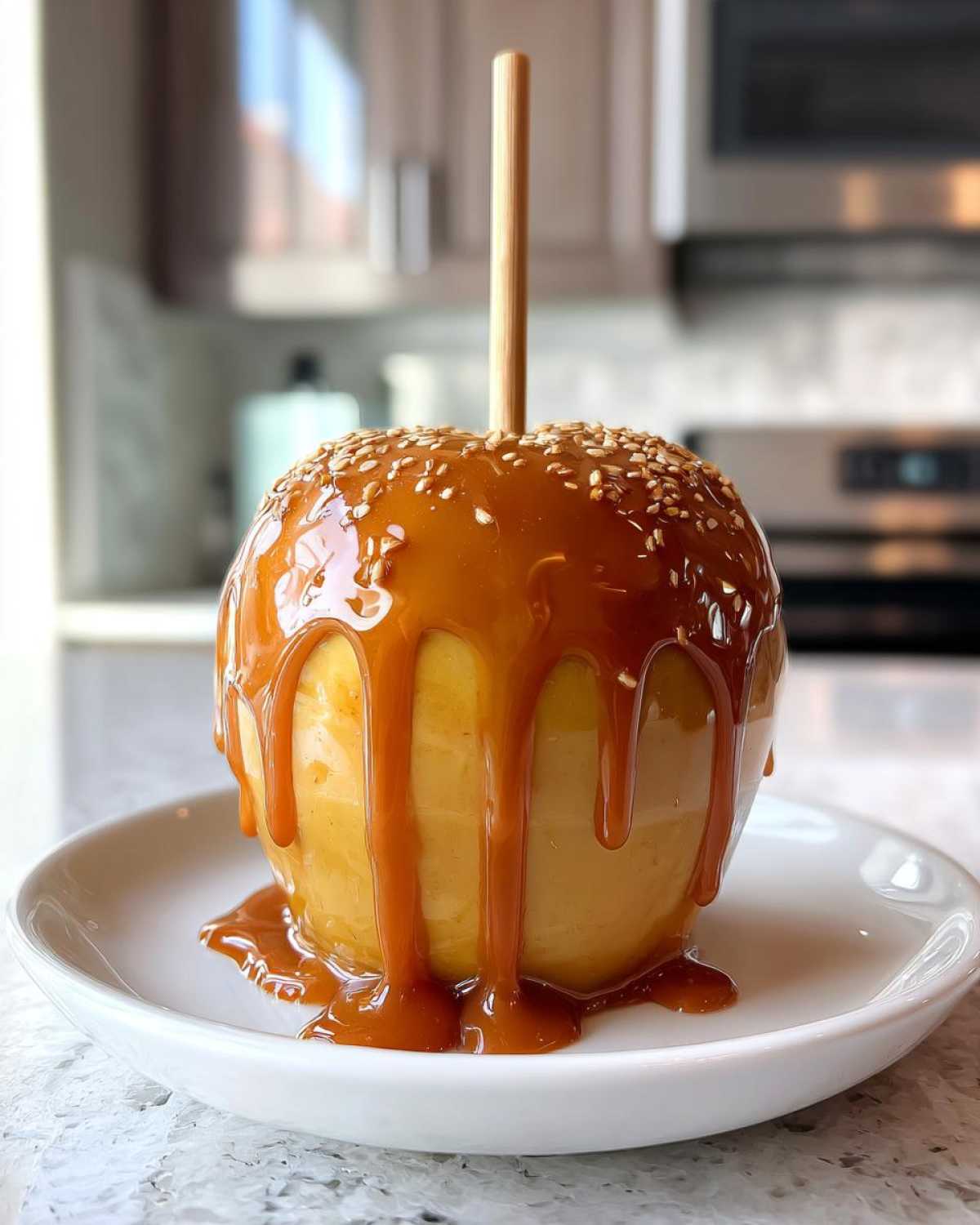 caramel apple - detail 3