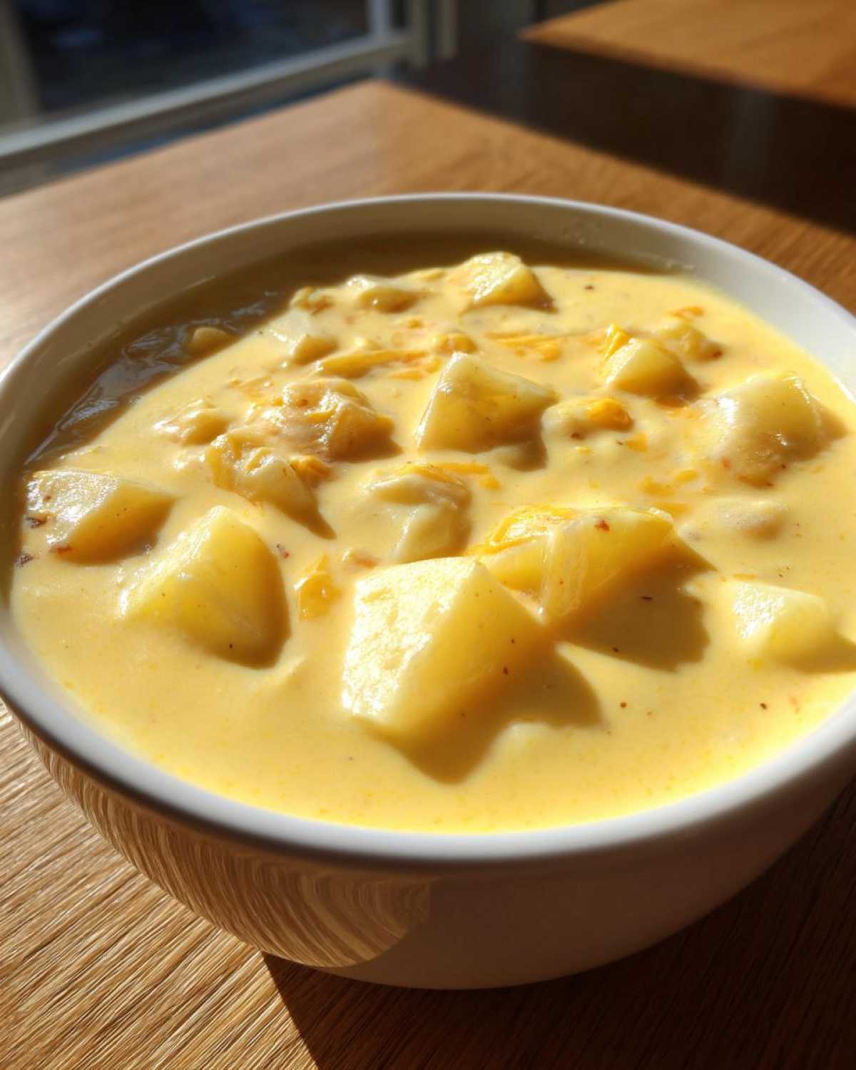 cheese soup - detail 4