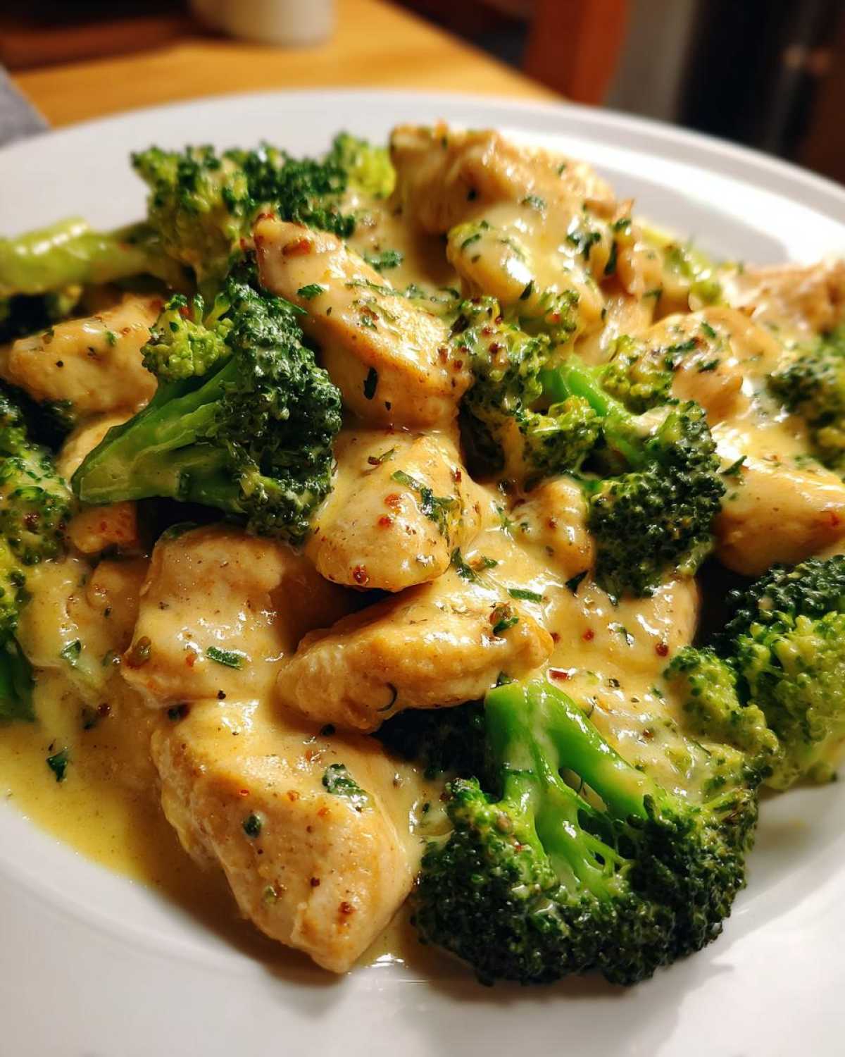chicken and broccoli - detail 2