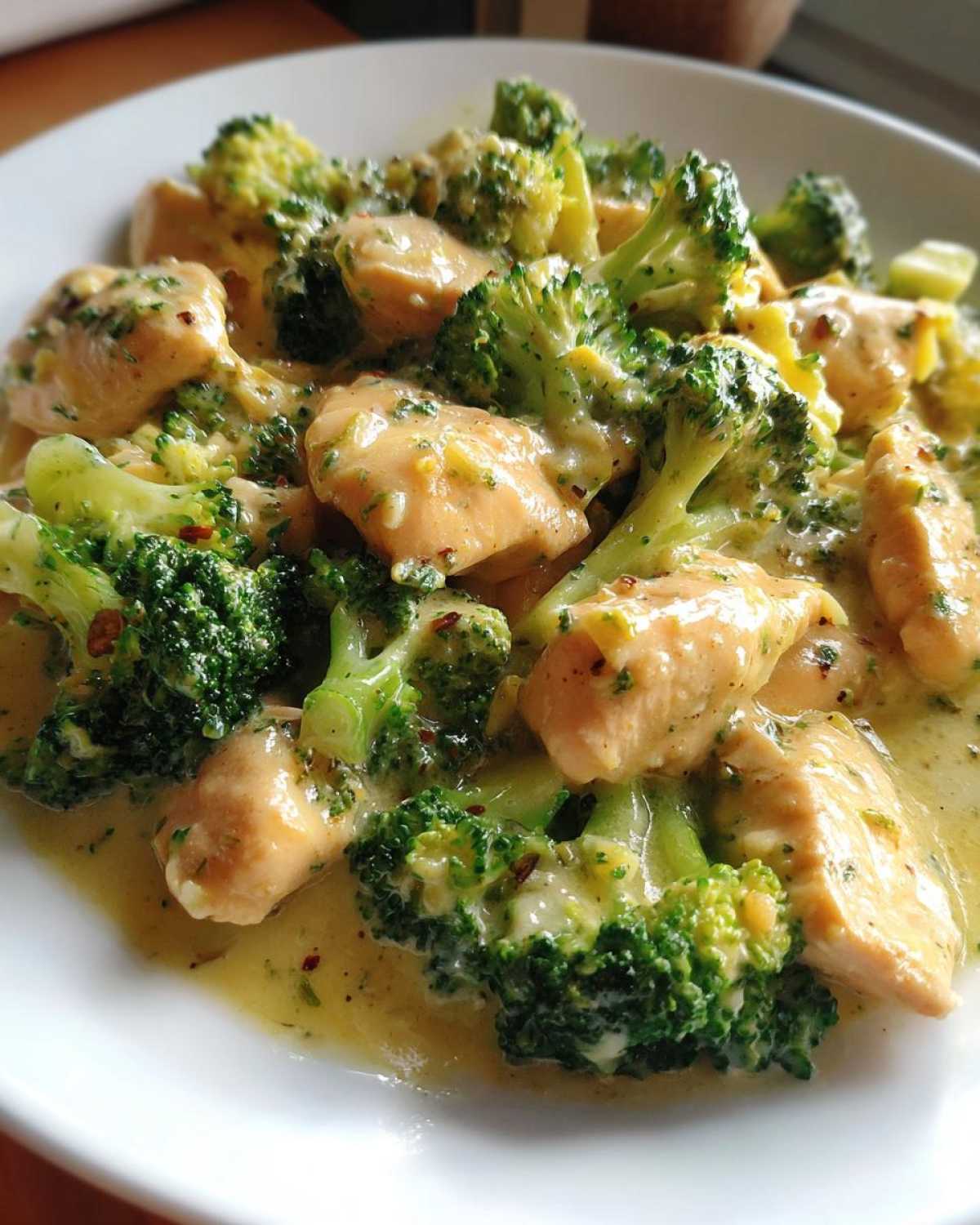 chicken and broccoli - detail 3