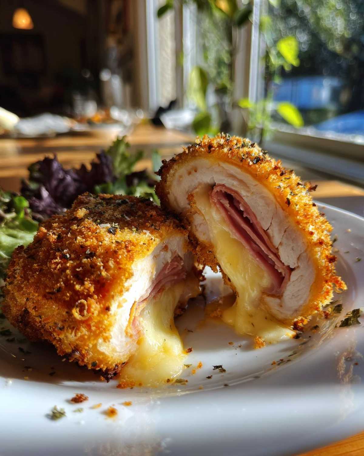 chicken cordon bleu - detail 3