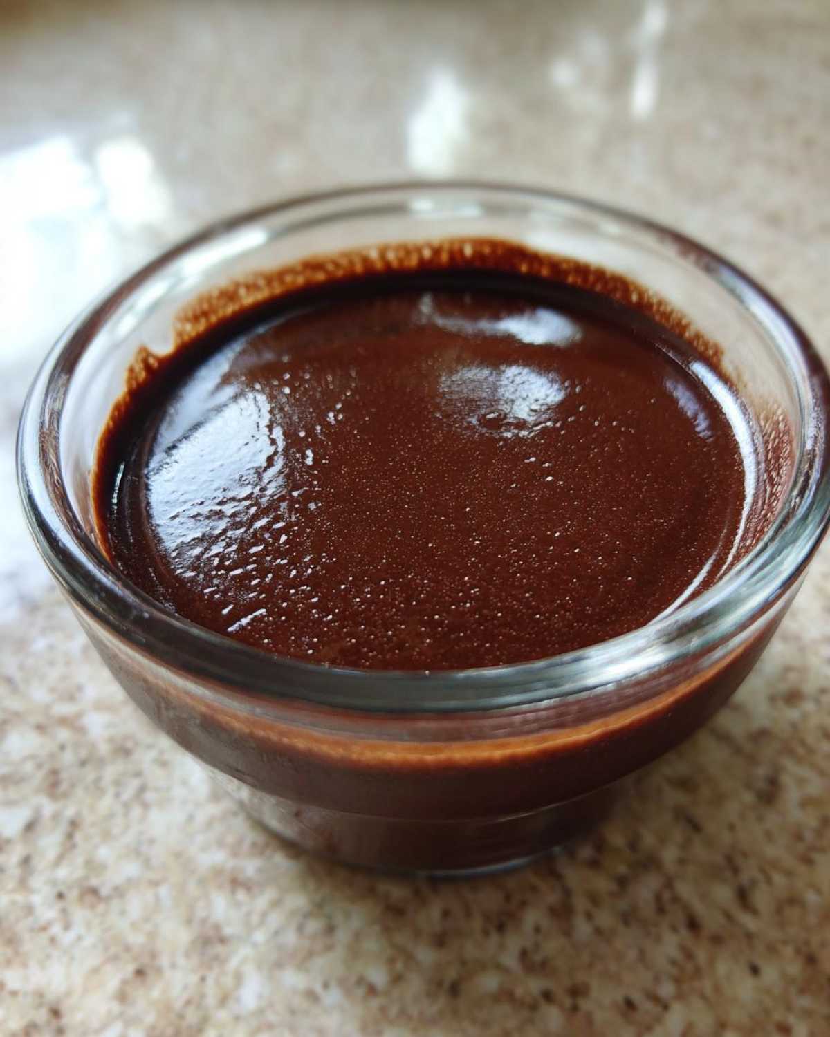chocolate pudding - detail 1