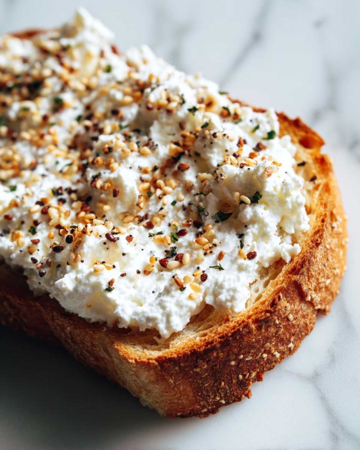cottage cheese toast - detail 4