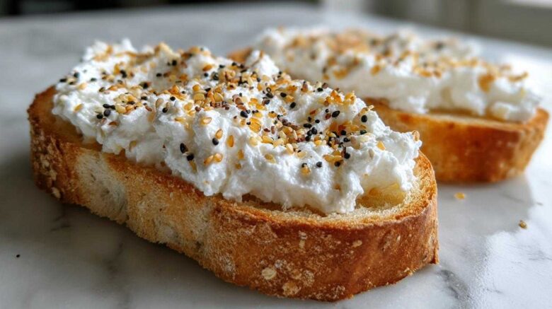 cottage cheese toast