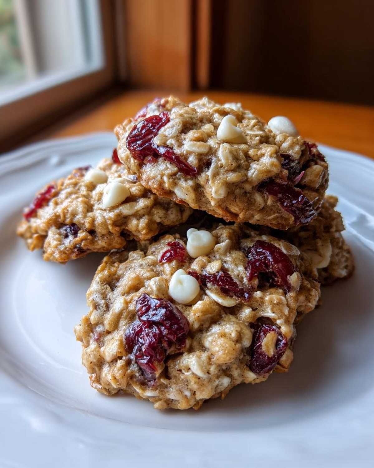cranberry oatmeal cookies - detail 3