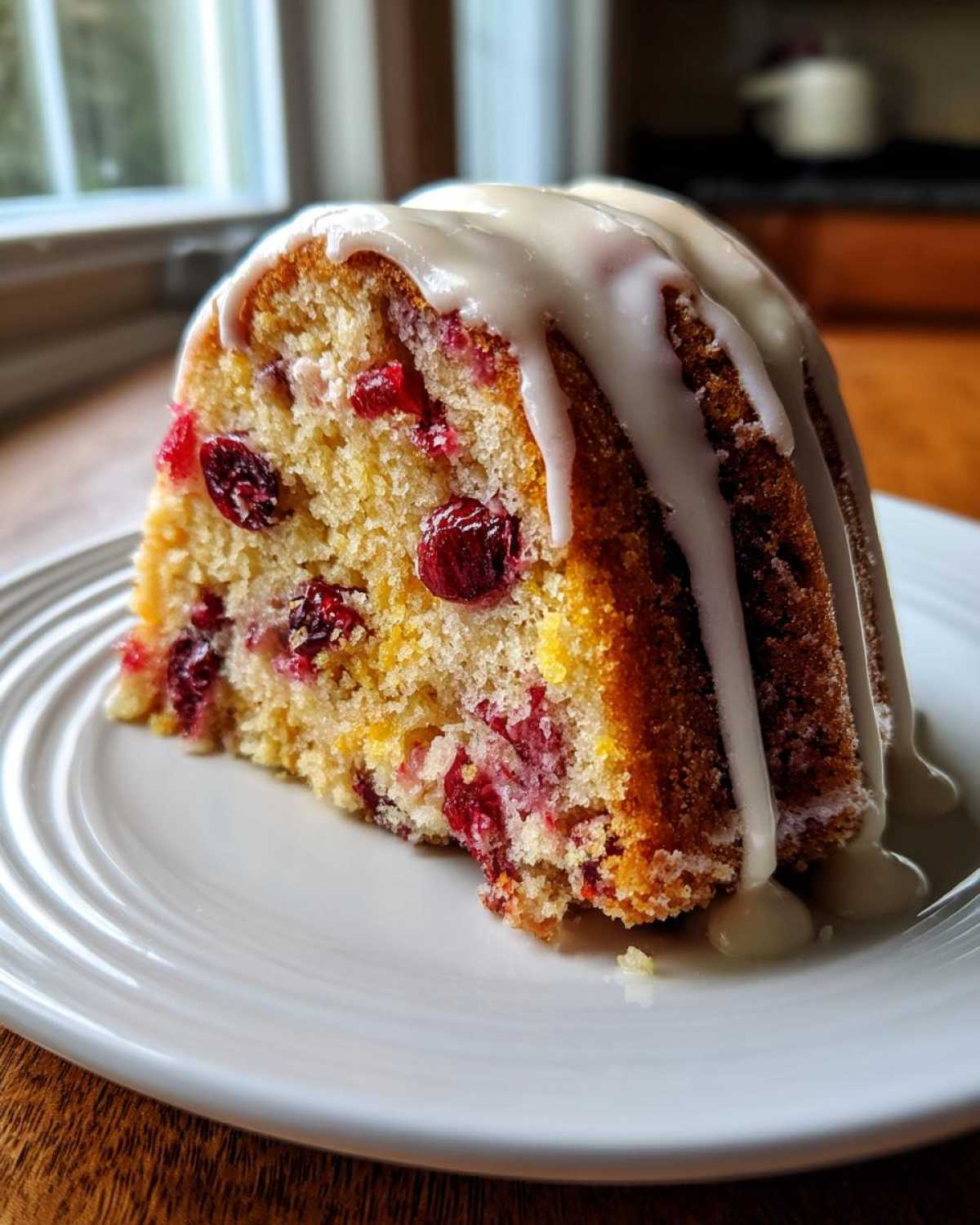 cranberry orange cake - detail 4