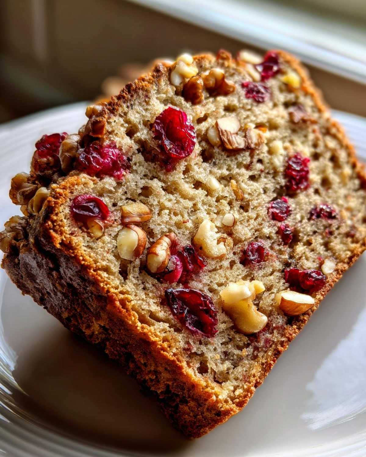 cranberry walnut bread - detail 2