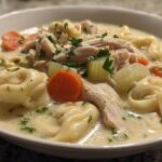 creamy chicken tortellini soup
