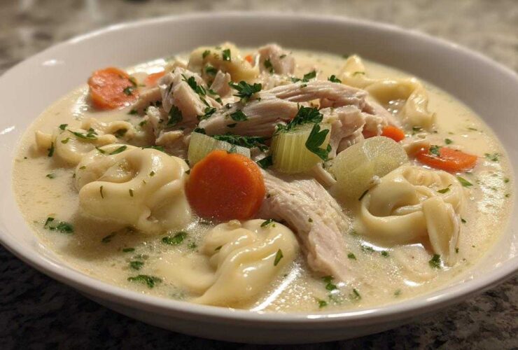 creamy chicken tortellini soup
