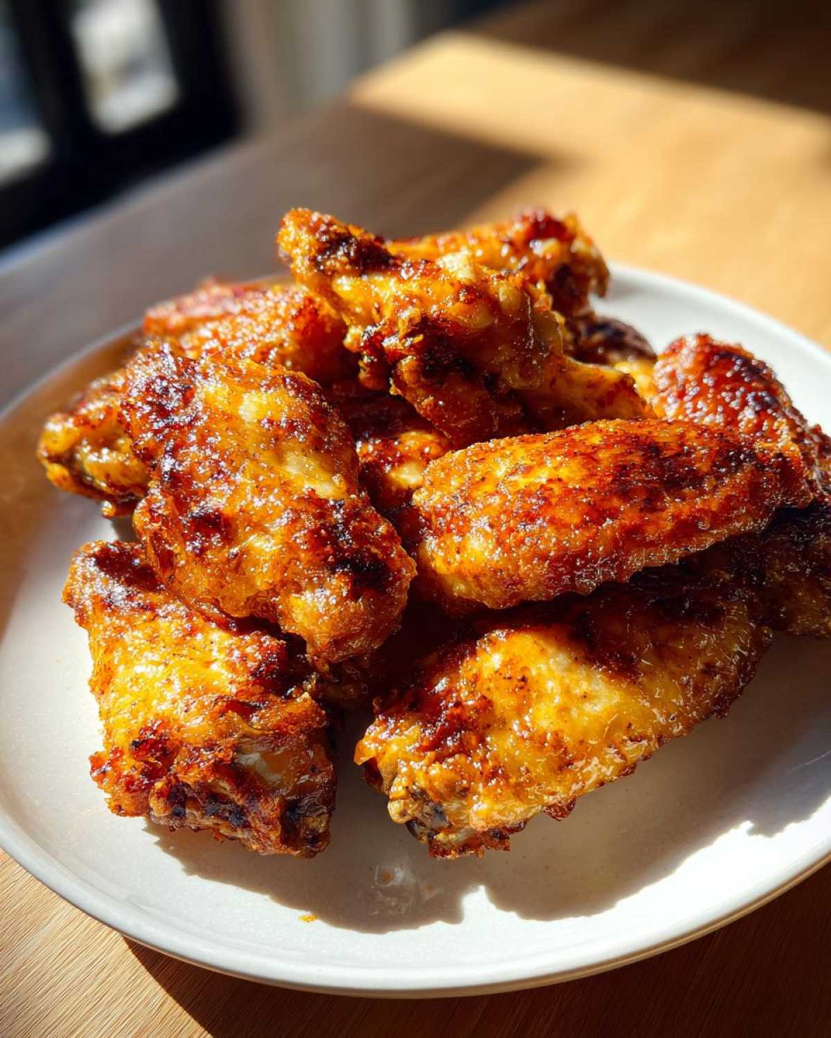 crispy baked chicken wings - detail 4