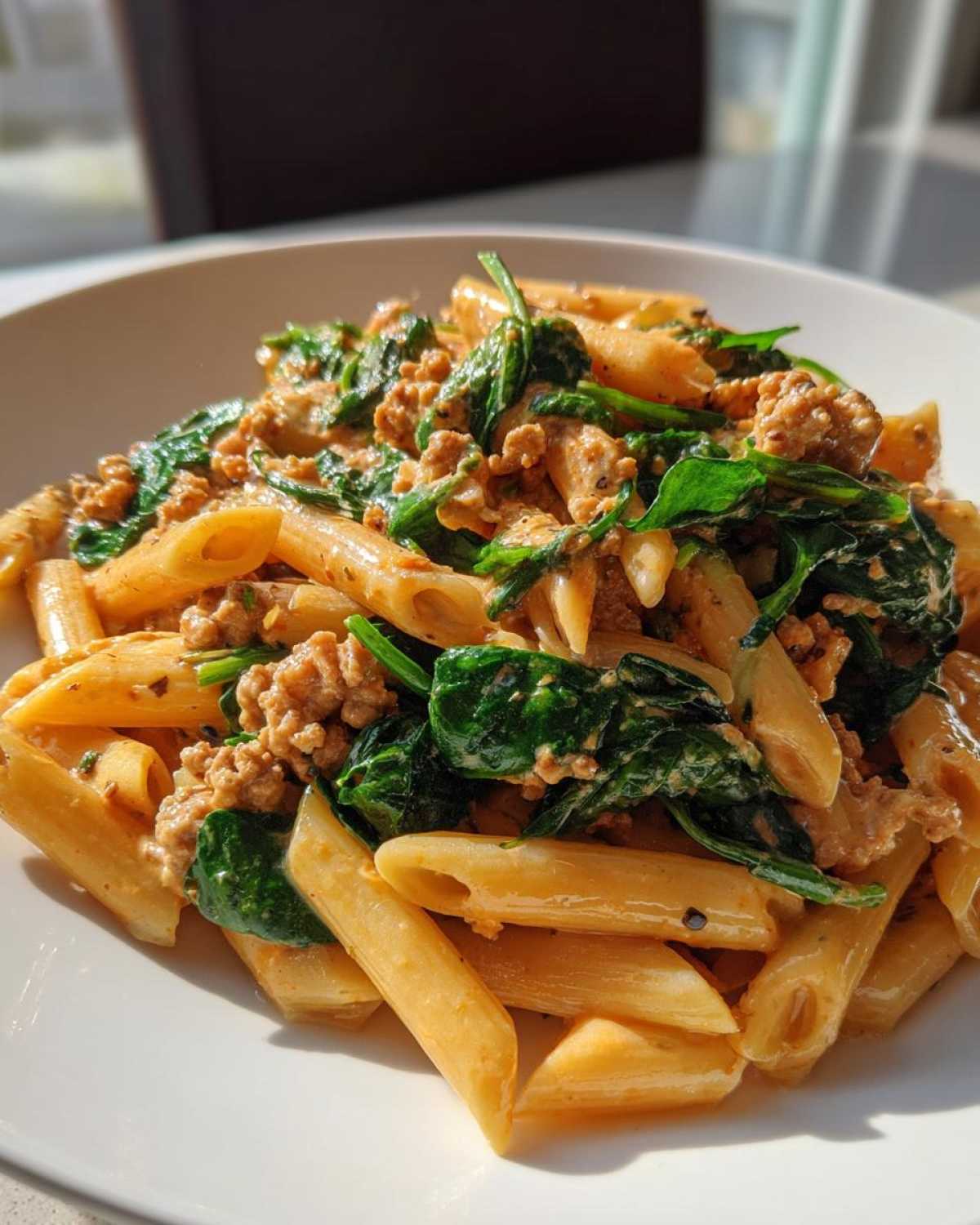 ground turkey pasta - detail 3