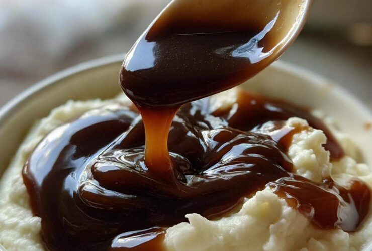 homemade brown gravy