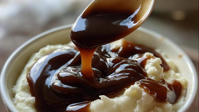 homemade brown gravy