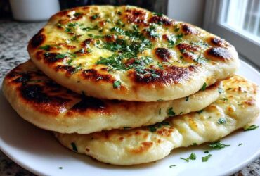 homemade naan bread