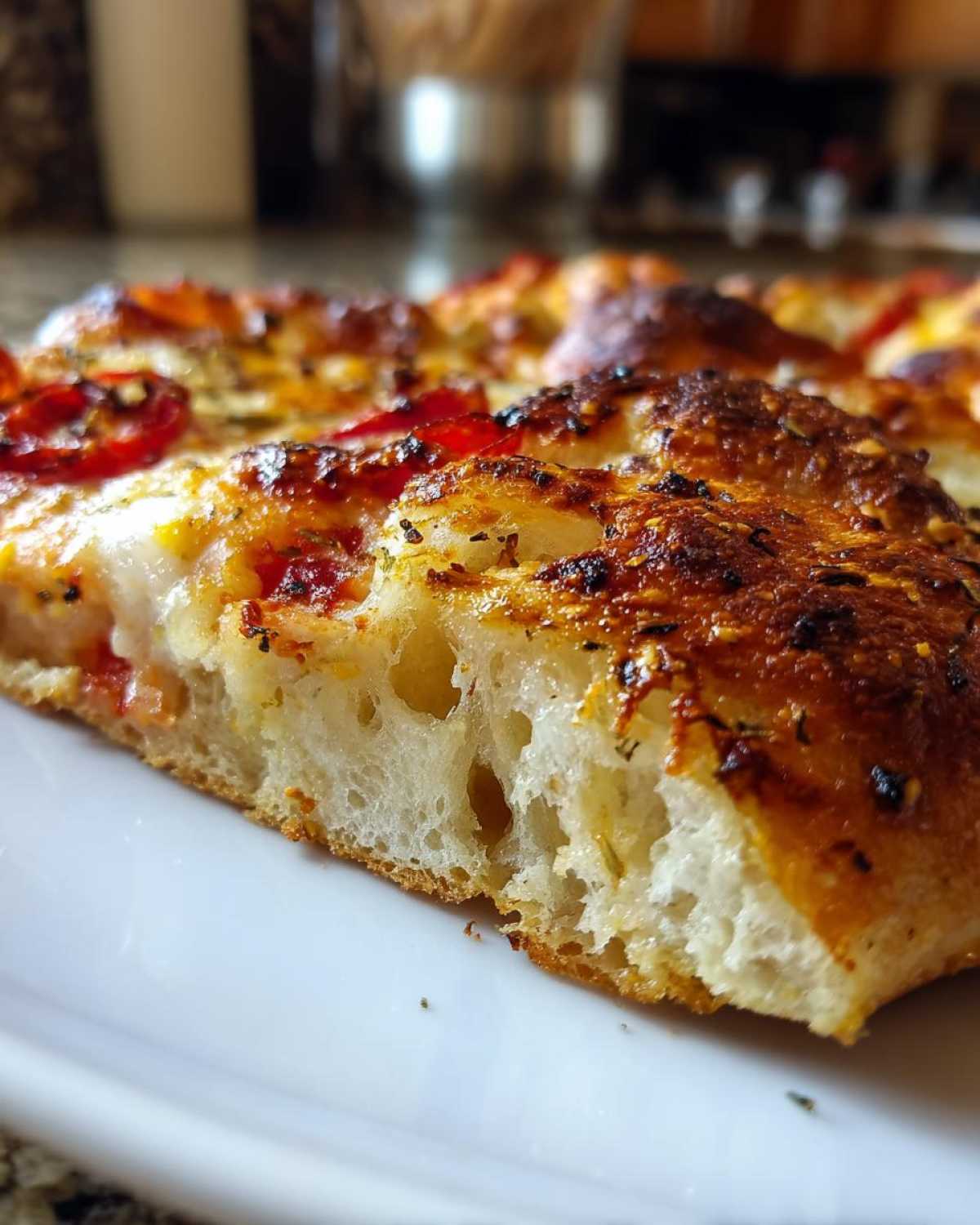 homemade pizza - detail 1