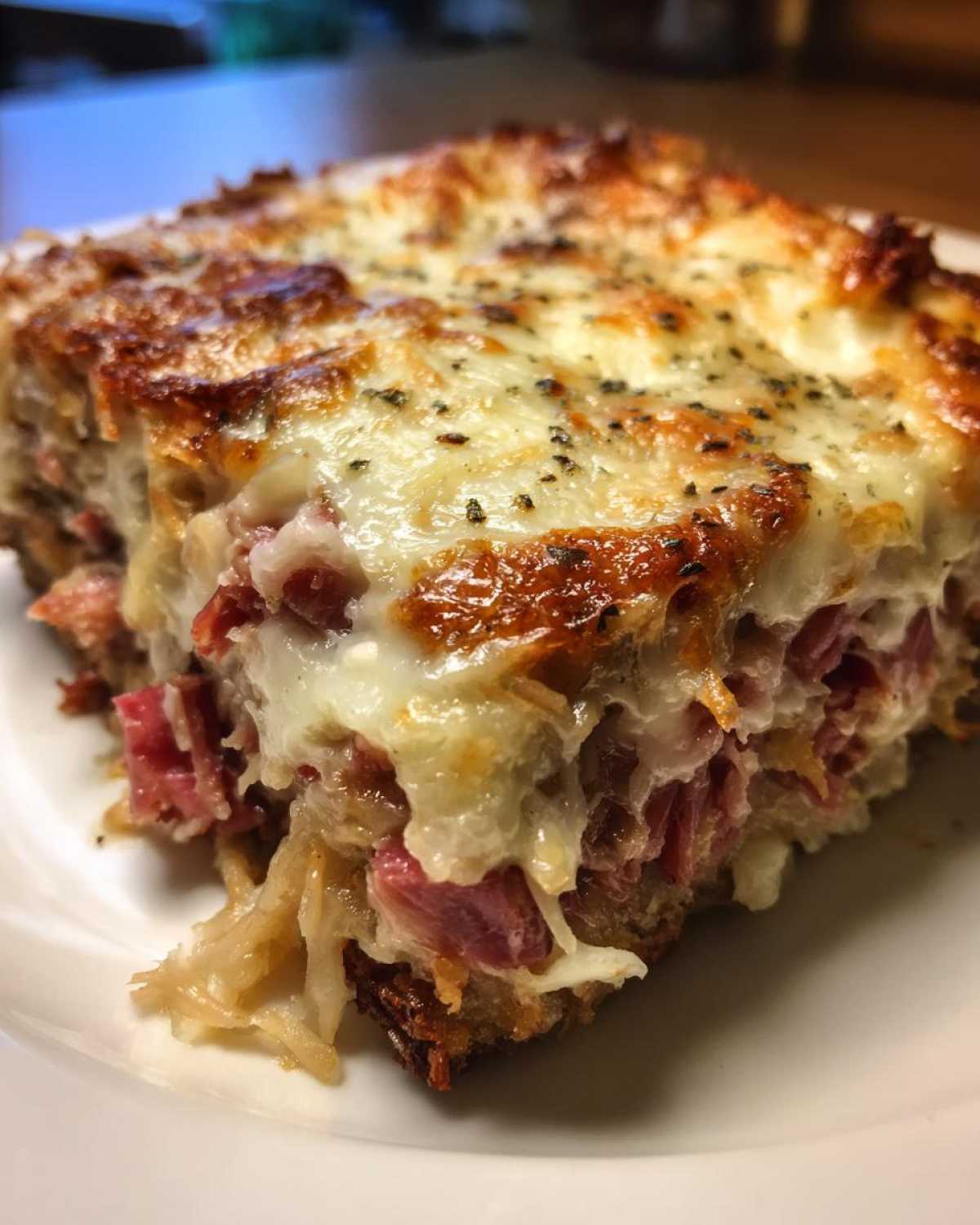 homemade reuben bake - detail 3