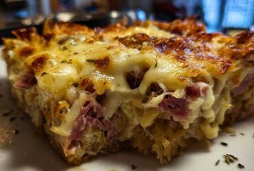 homemade reuben bake