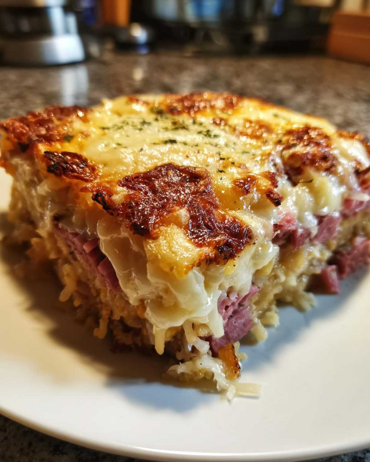 homemade reuben bake - detail 4