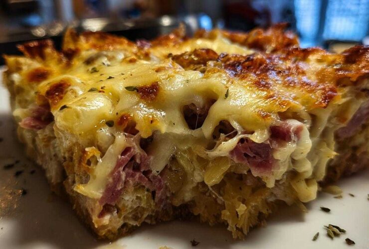 homemade reuben bake