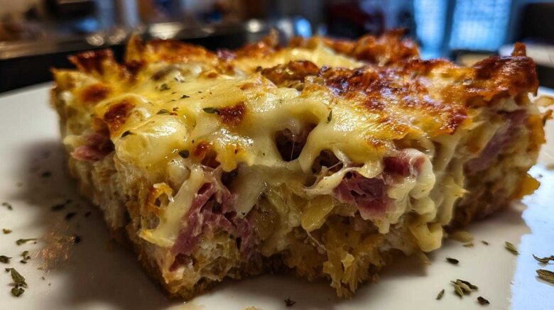 homemade reuben bake
